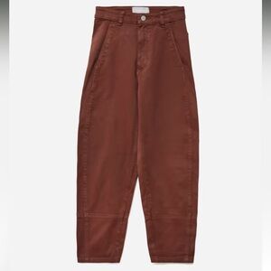Everlane Utility Barrel Pant Rosewood US 2